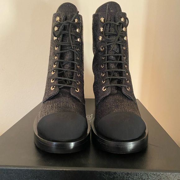 New Chanel Lace Up Boots - Picture 11 of 13